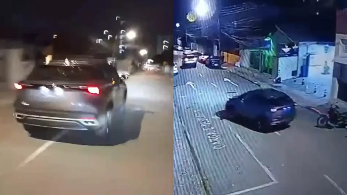 Adolescente de 12 anos foi quem dirigiu carro 0 km flagrado em alta velocidade após furto em SC, diz PM