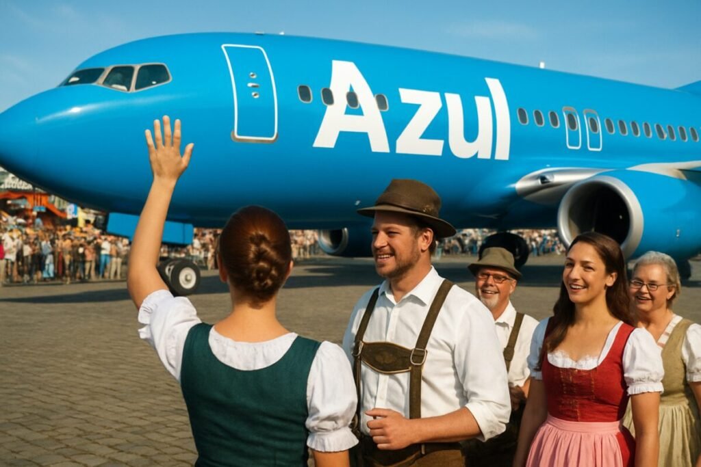 Azul estreia como patrocinadora e companhia aérea oficial da 41ª Oktoberfest Blumenau