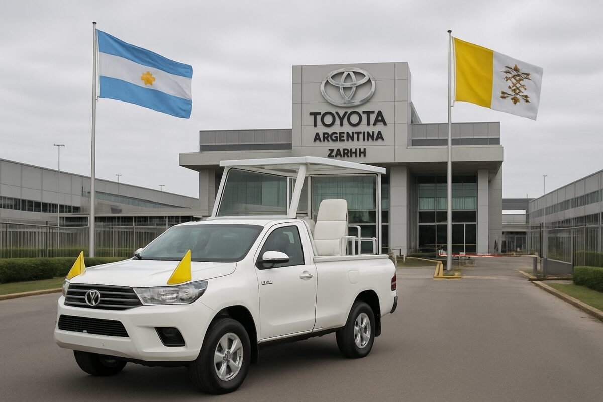 Toyota Hilux vai virar papamóvel para visita do Papa Leão XIV à Argentina